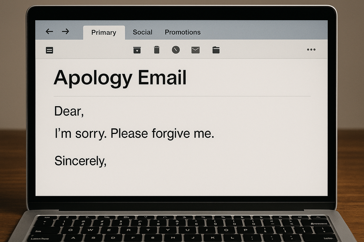 How to Write Professional Apology Emails That Actually Work (Steps and Samples)