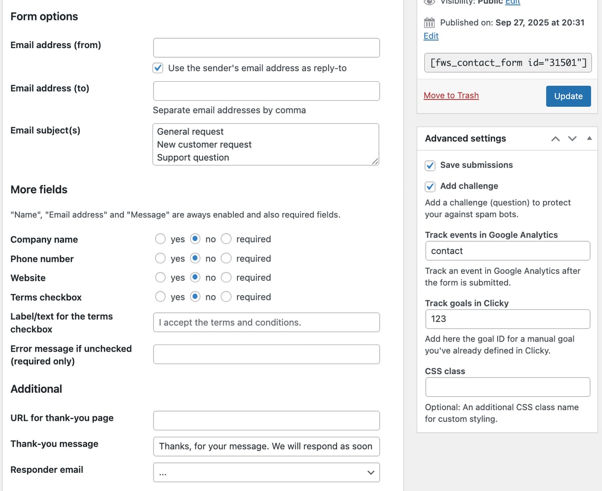 Safe & User-Friendly: Ajax Contact Form
