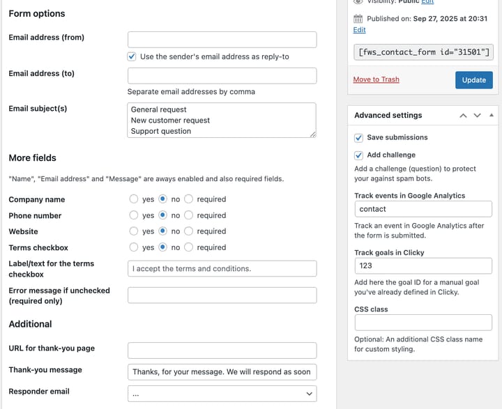 Safe & User-Friendly: Ajax Contact Form