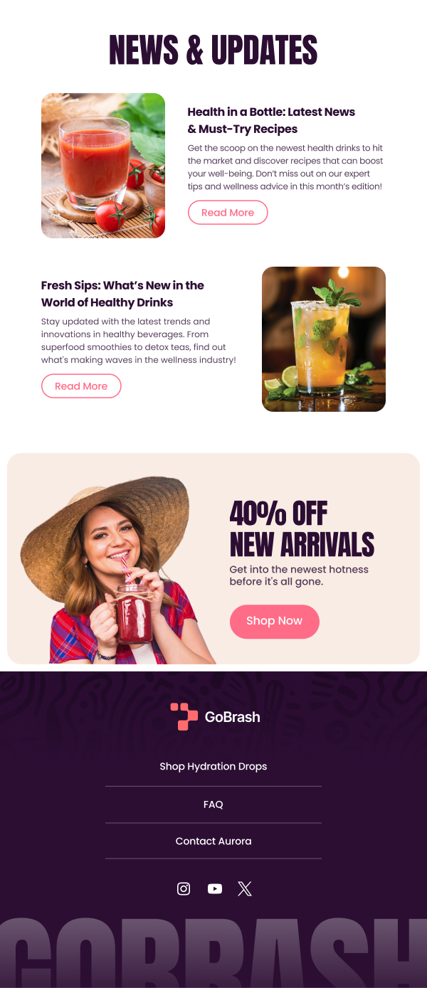 Newsletter Example 10